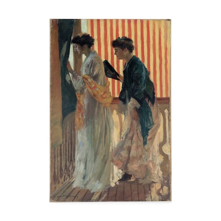 Rupert Bunny 'Who Comes' Canvas Art,16x24